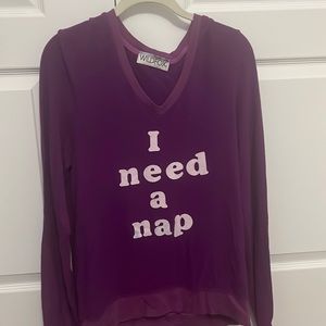 Wildfox Purple Sweatshirt